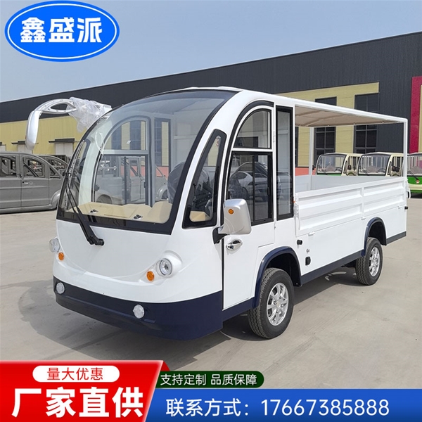 電動(dòng)貨斗帶頂篷2人座帶封閉門